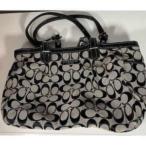 Coach signature purse.